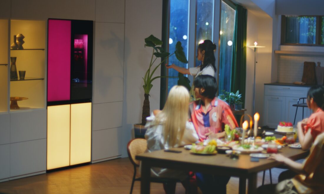 LG’s MoodUP refrigerator wants to turn your entire kitchen into a dance club