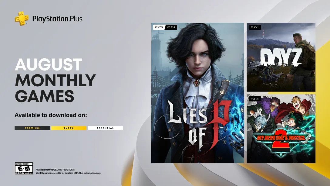 PlayStation Plus Drops August Lineup: Lies of P, Day Z, My Hero One’s Justice 2