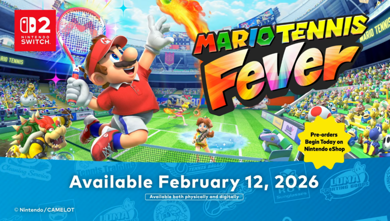 Nintendo Reveals Mario Tennis Fever for Switch 2 With February 2026 Launch