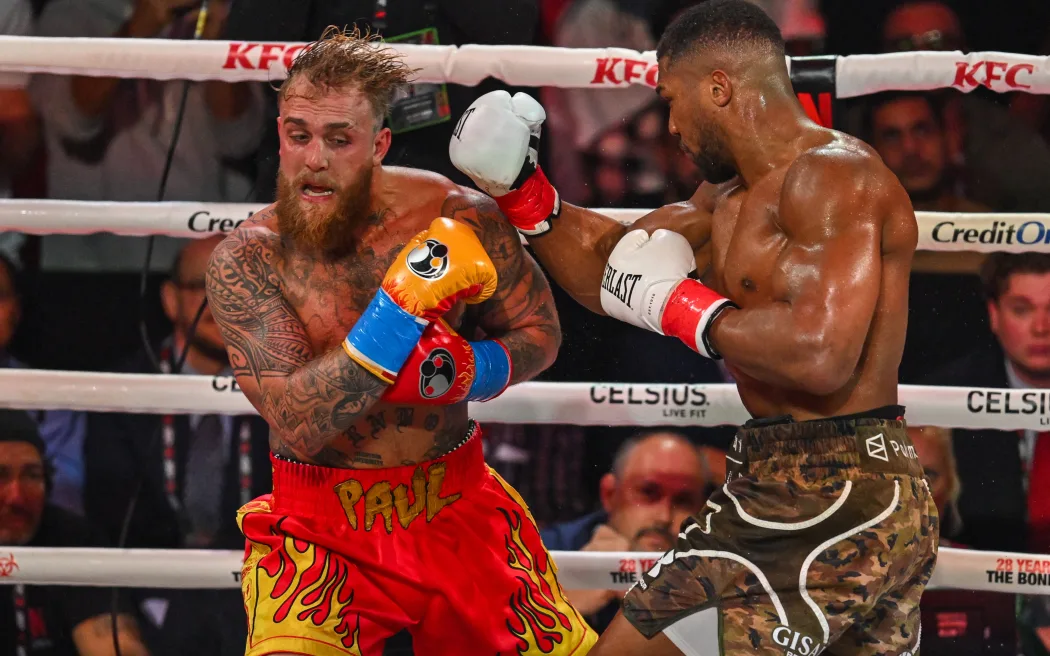 Anthony Joshua Stops Jake Paul in Sixth-Round Knockout, Paul Suffers Broken Jaw